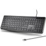 NGS Spectra Teclado Ultra Slim Silencioso Multimedia Negro Español
